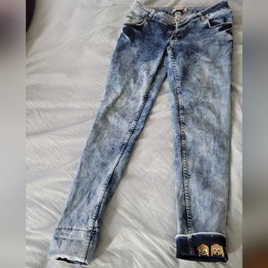 Skinny Acid Wash Jeans